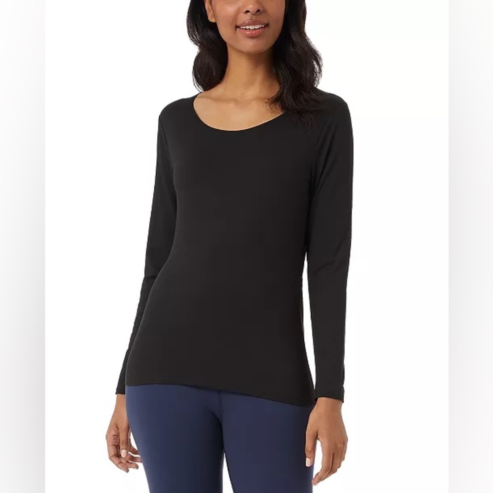 32 Degrees Heat Long Sleeve Scoop Neck (Cozy Heat)